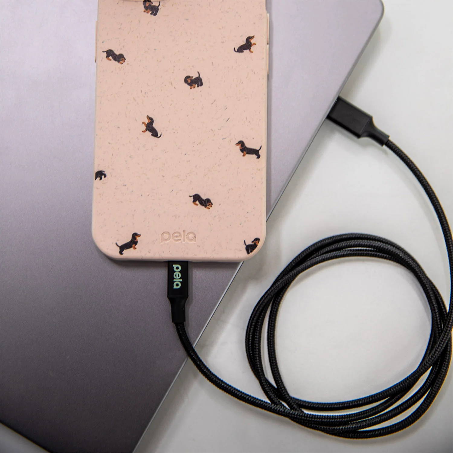 Black USB-C to Lightning Cable - Image 3