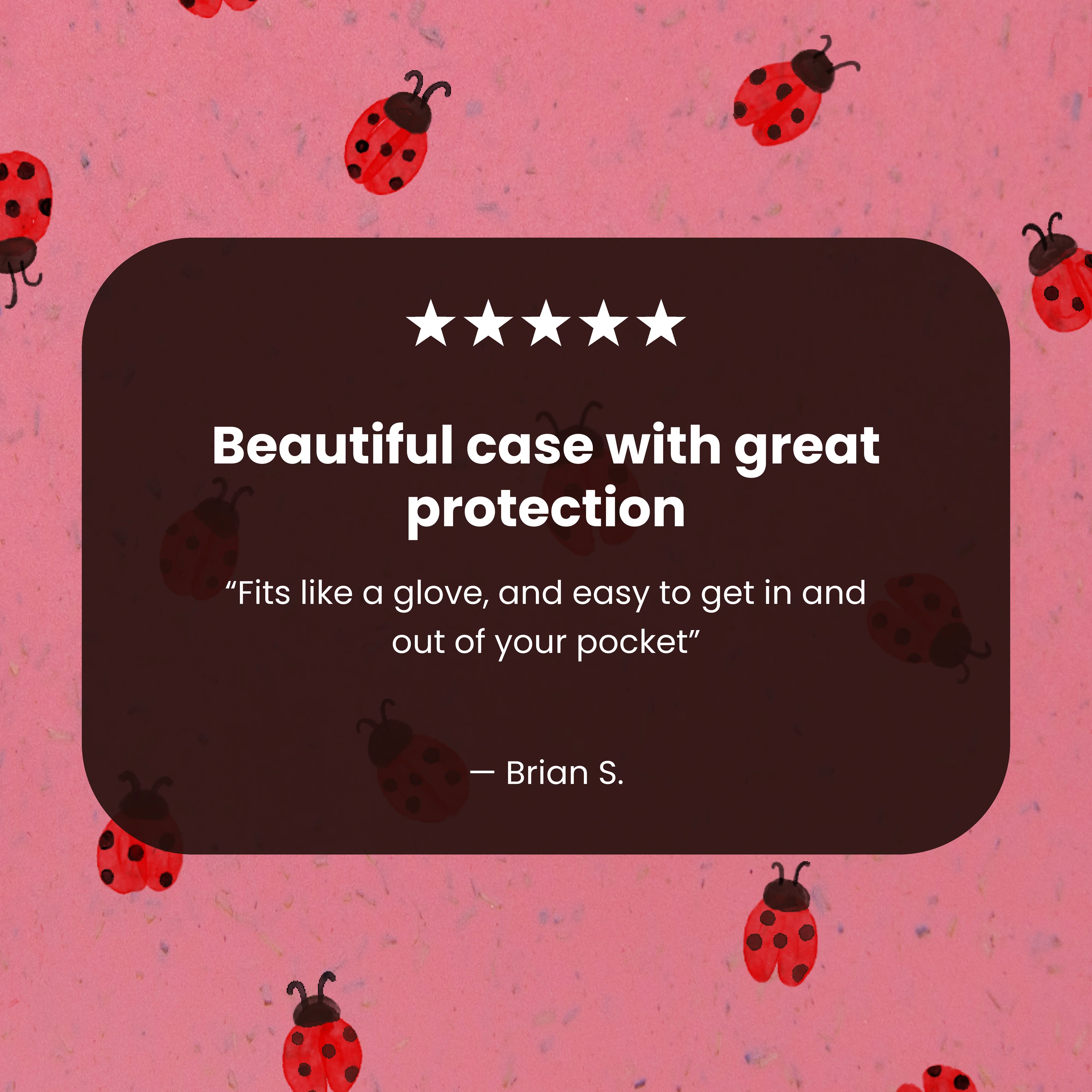 Bubblegum Pink Rosy Ladybug Google Pixel 9 Pro XL Case - Image 3