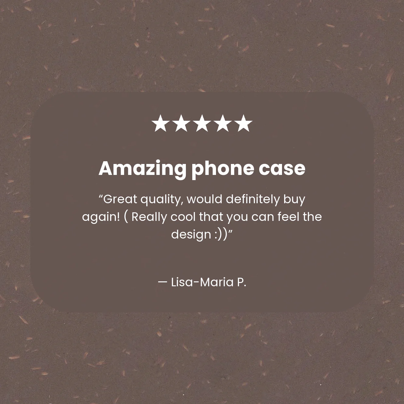 Chocolate Brown iPhone 6/6s/7/8/SE Case - Image 3