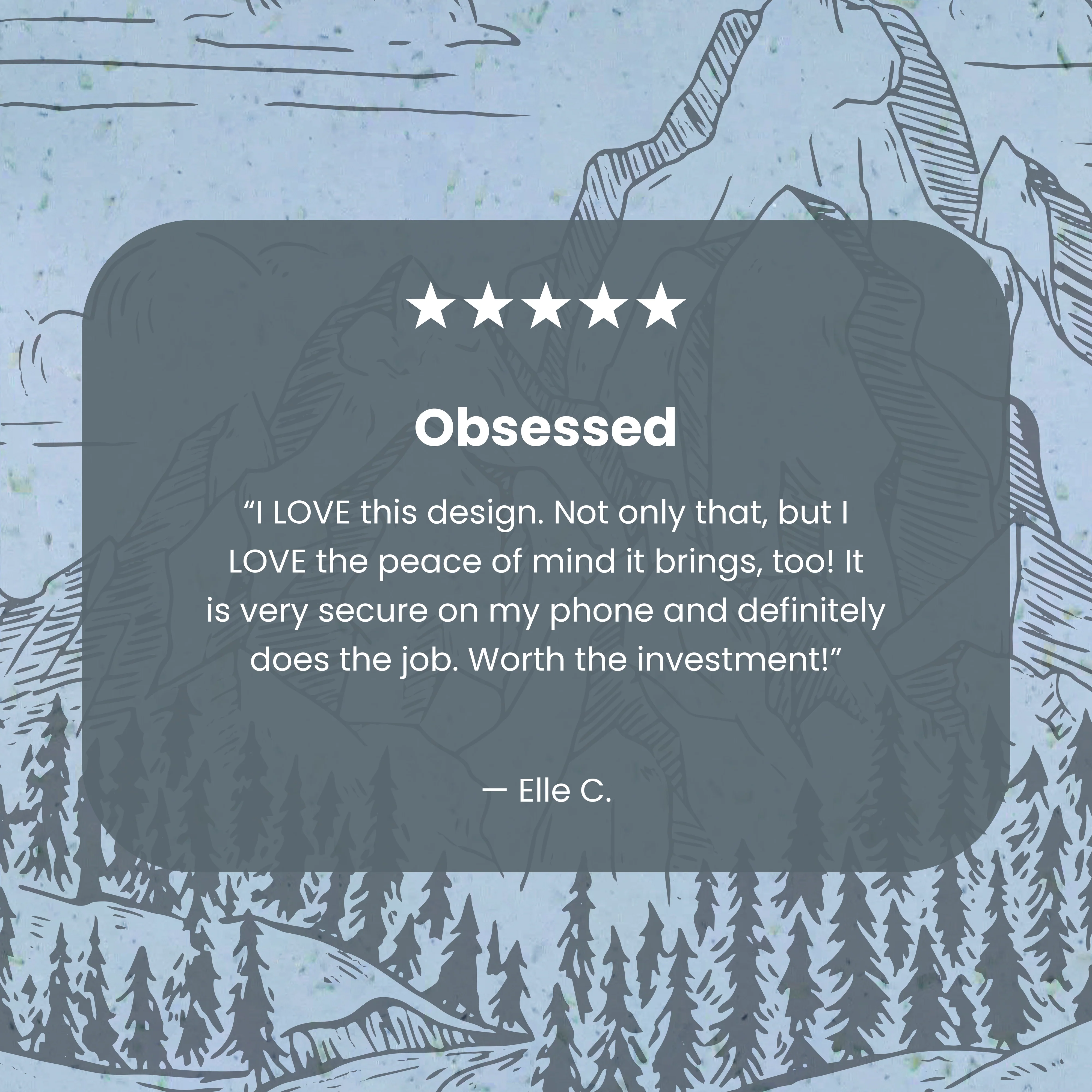 Powder Blue Rockies Samsung Galaxy S25 Case - Image 4